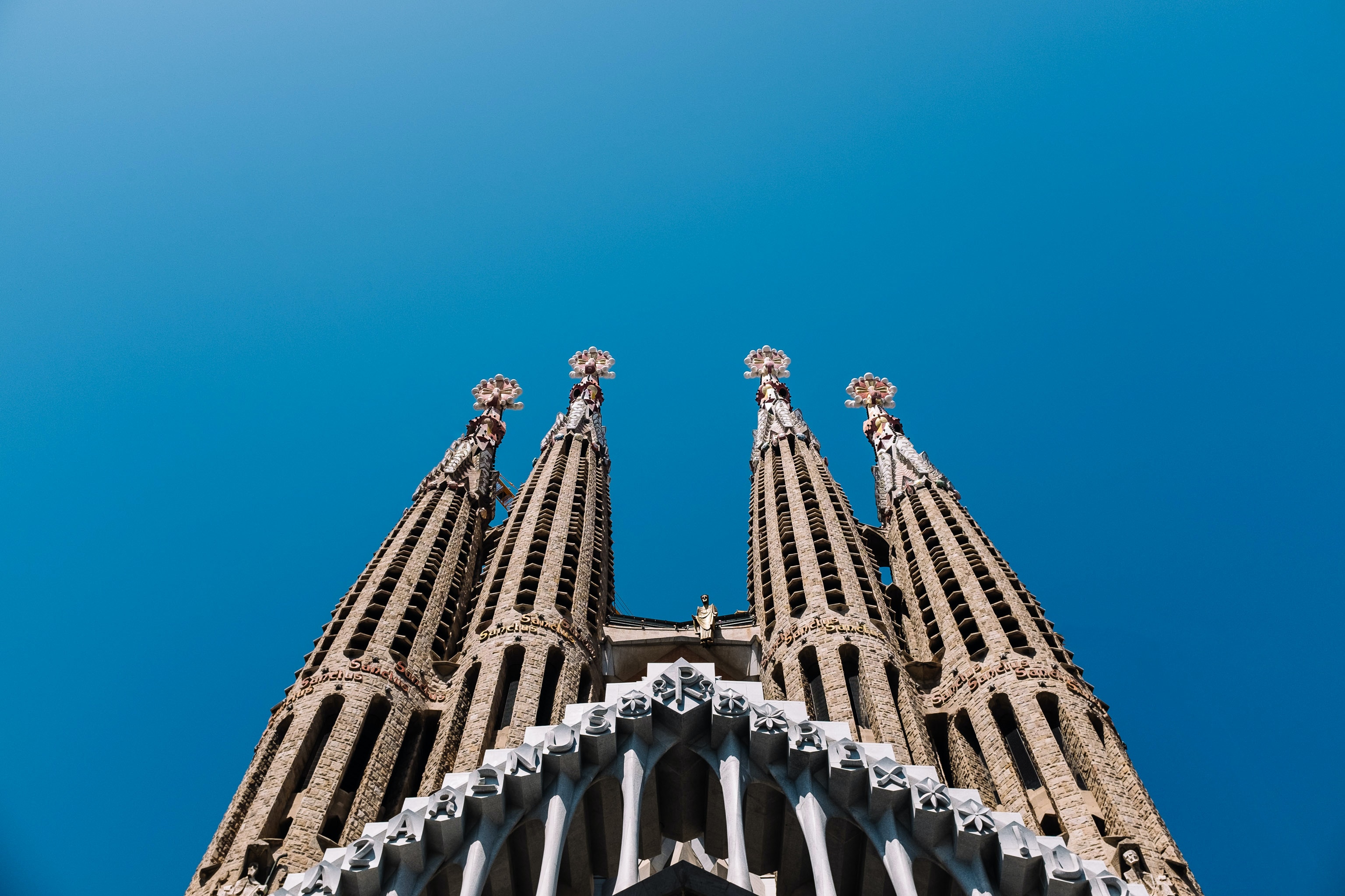 Sagrada Familia from below
